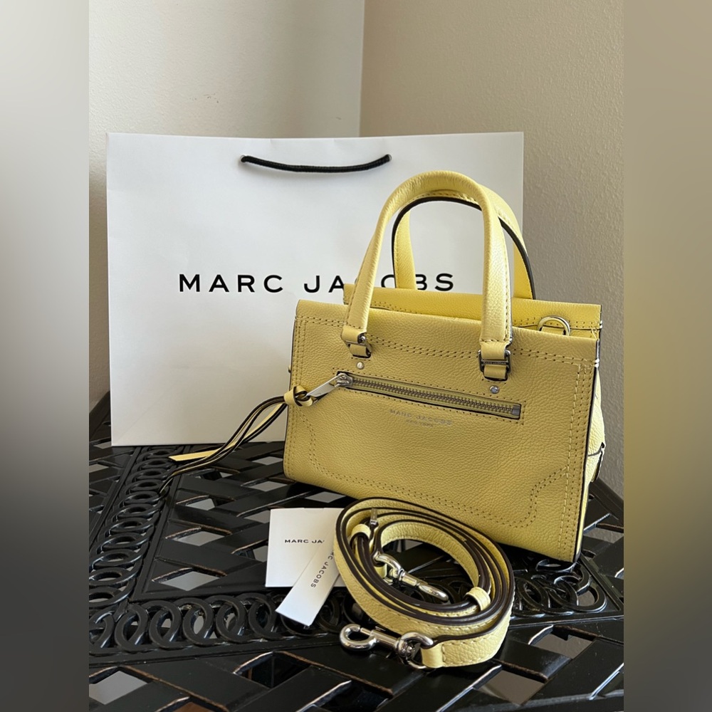 NEW Marc Jacobs Cruiser Leather Satchel/ Crossbody Bag